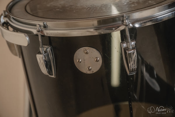 Late 1970s Ludwig Power Concert Kit in Smoke Vistalite - 16x24, 15x16, 16x18