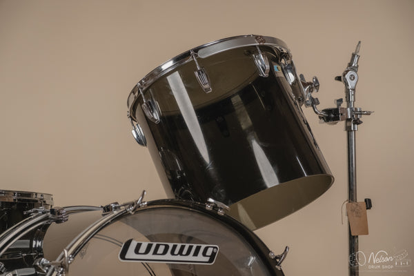 Late 1970s Ludwig Power Concert Kit in Smoke Vistalite - 16x24, 15x16, 16x18