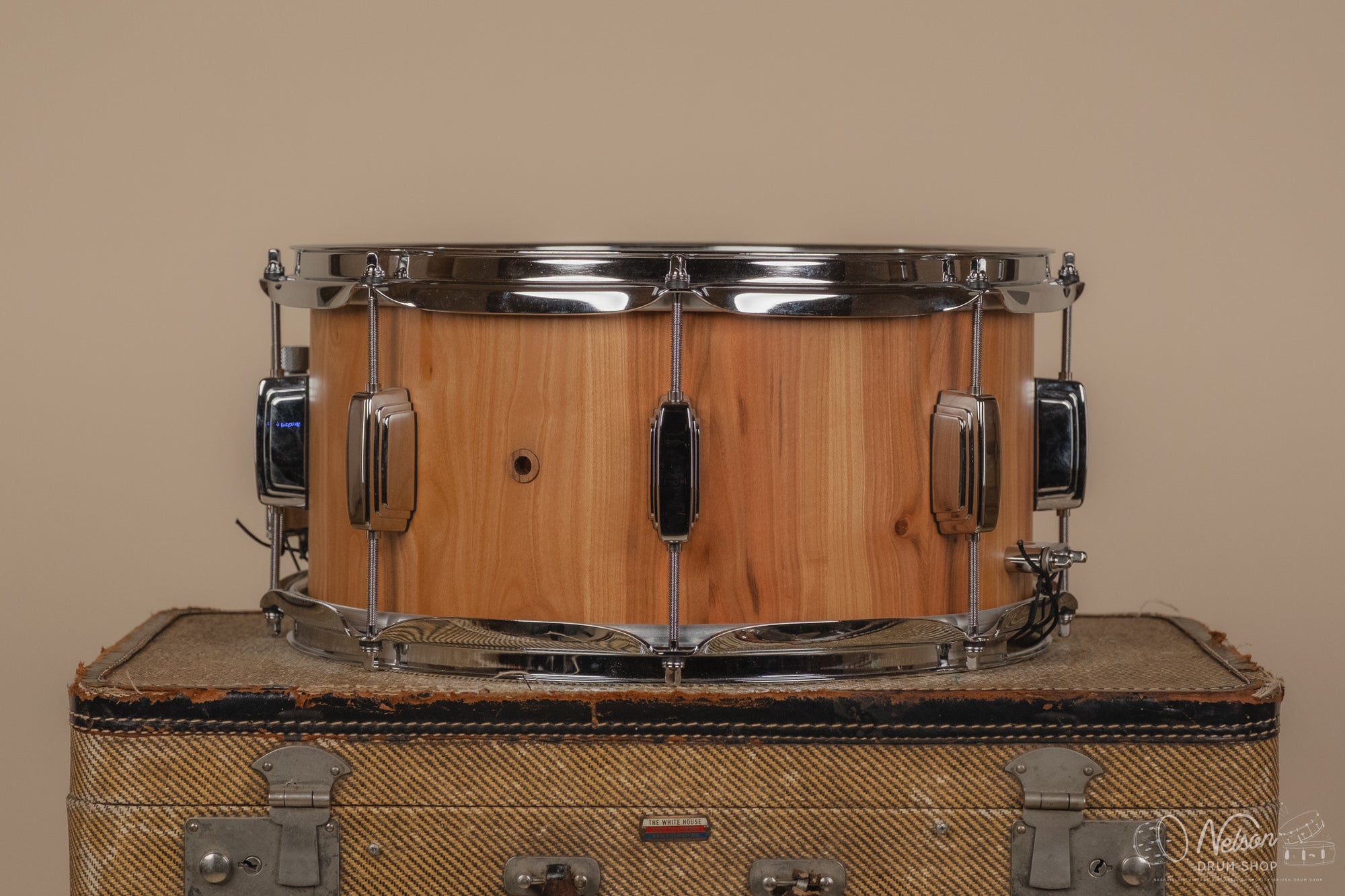 Used Solid Drums Switzerland European Plum Stave - 7x14