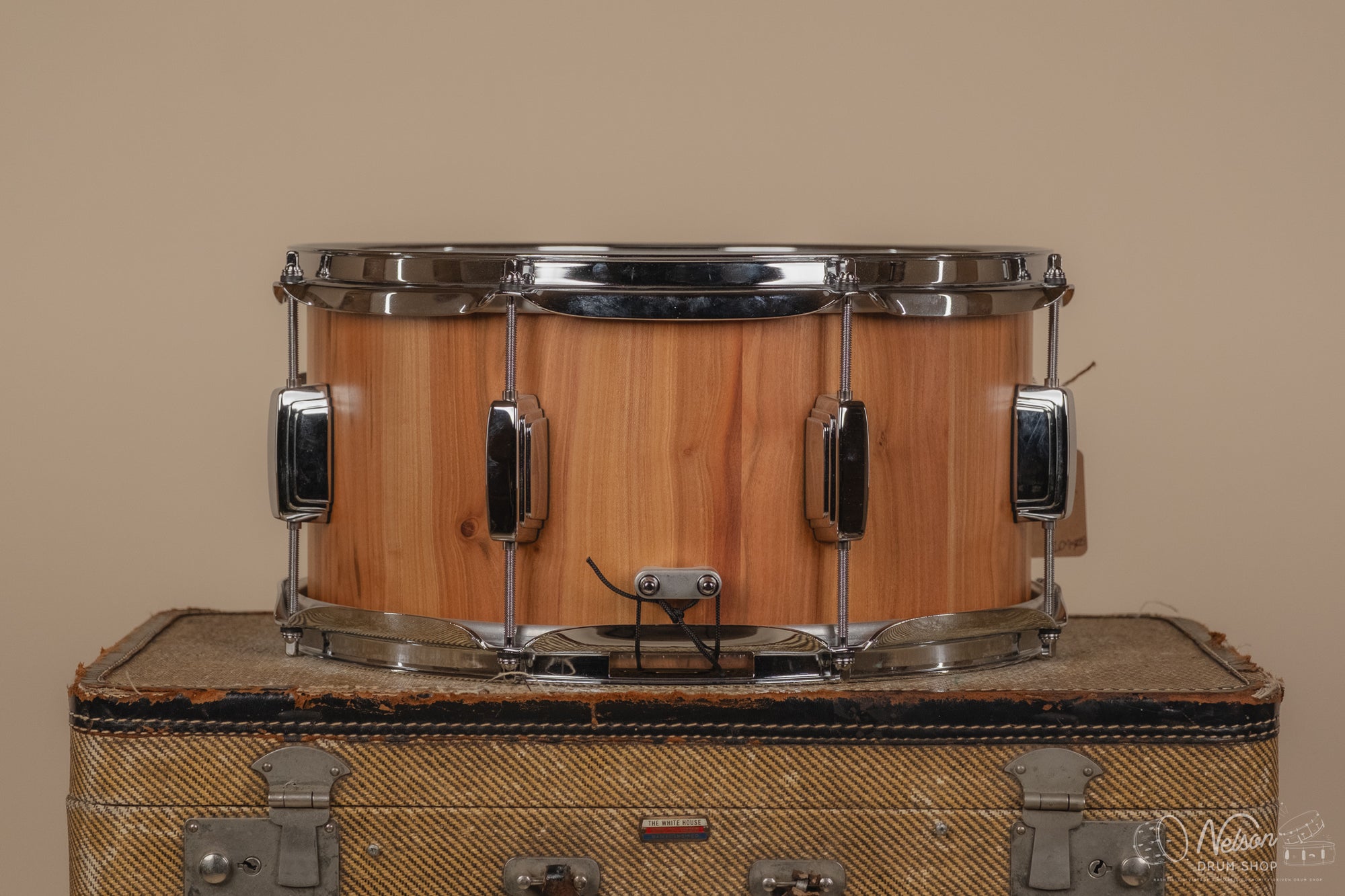 Used Solid Drums Switzerland European Plum Stave - 7x14