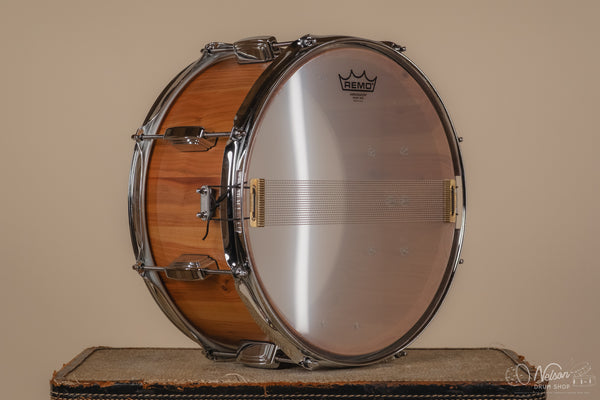 Used Solid Drums Switzerland European Plum Stave - 7x14