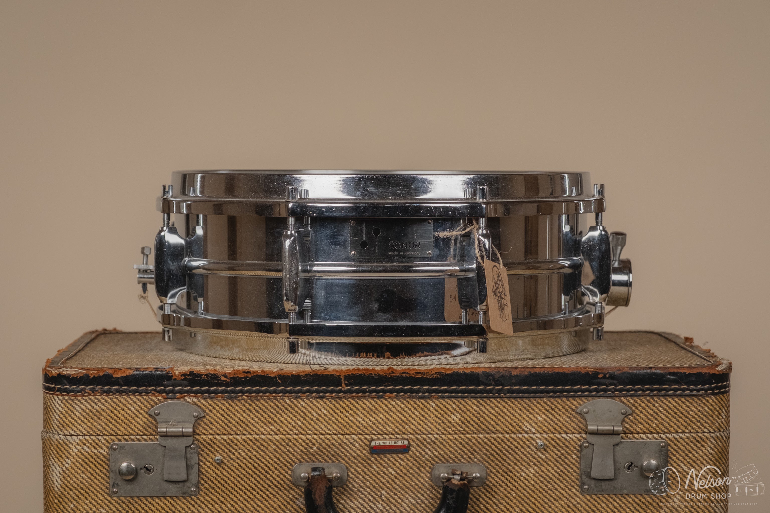 1960s Sonor 'D444' COB Teardrop 8 lug - 5x14 – Nelson Drum Shop