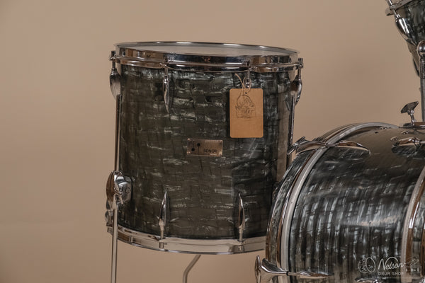 1960's Sonor Teardrop Be Bop Kit in Slate Pearl - 12x18, 14x14, 8x12