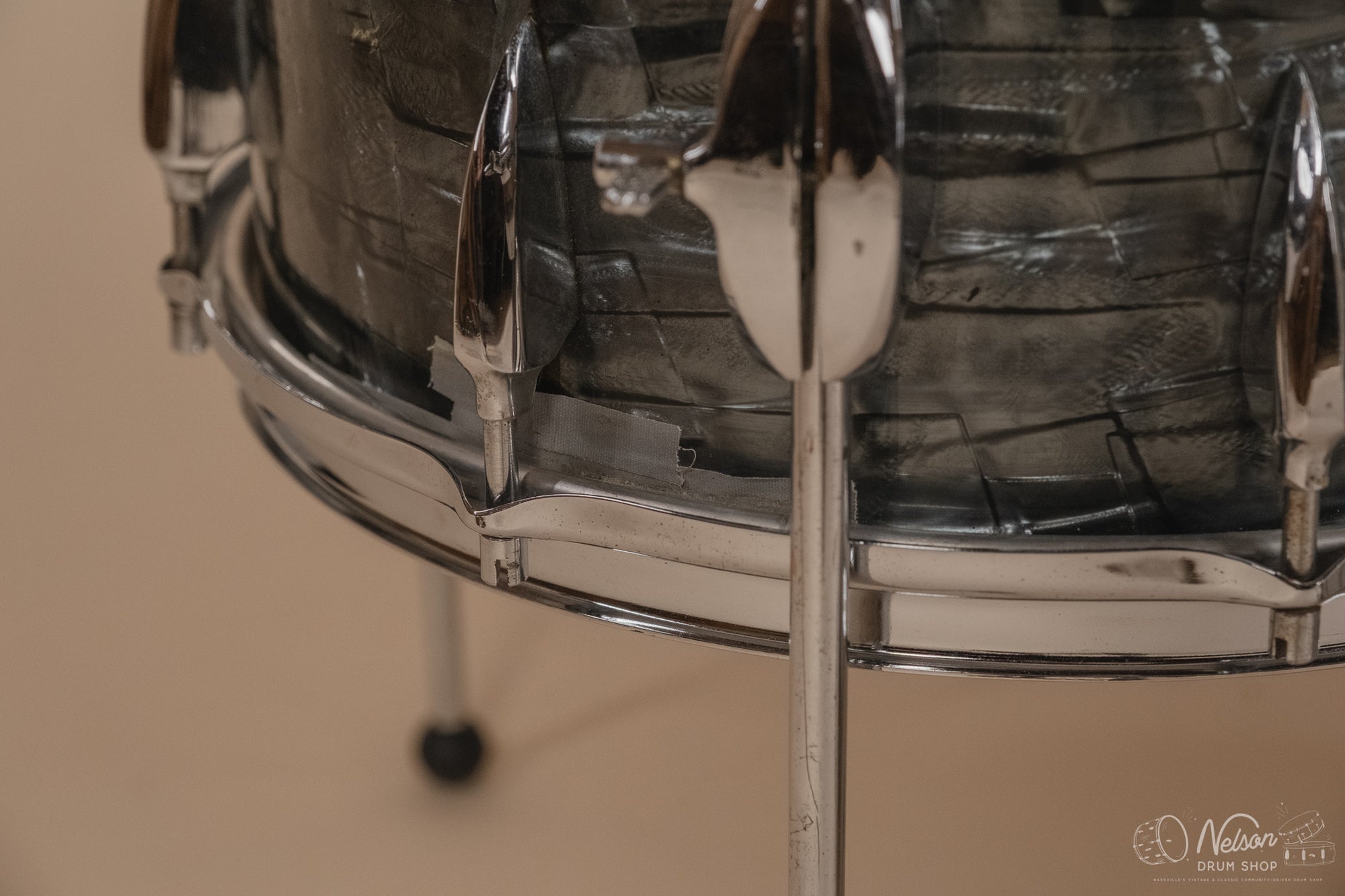 1960's Sonor Teardrop Be Bop Kit in Slate Pearl - 12x18, 14x14, 8x12