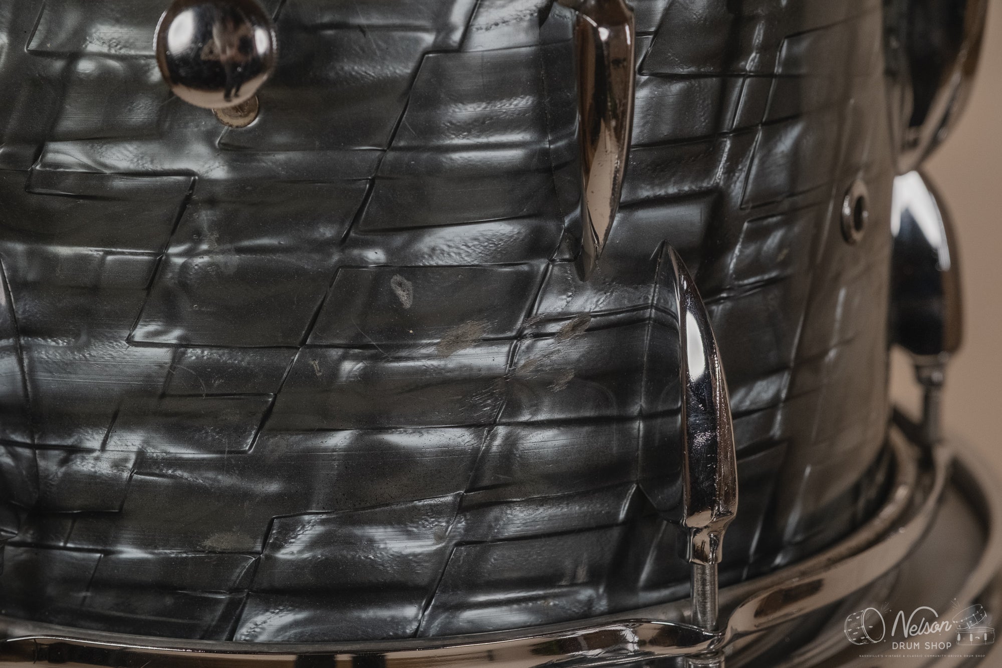 1960's Sonor Teardrop Be Bop Kit in Slate Pearl - 12x18, 14x14, 8x12