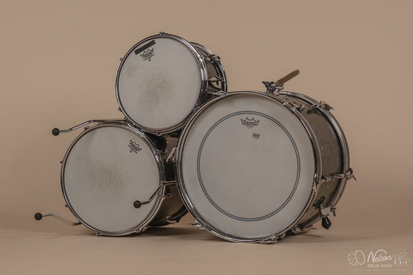1960's Sonor Teardrop Be Bop Kit in Slate Pearl - 12x18, 14x14, 8x12