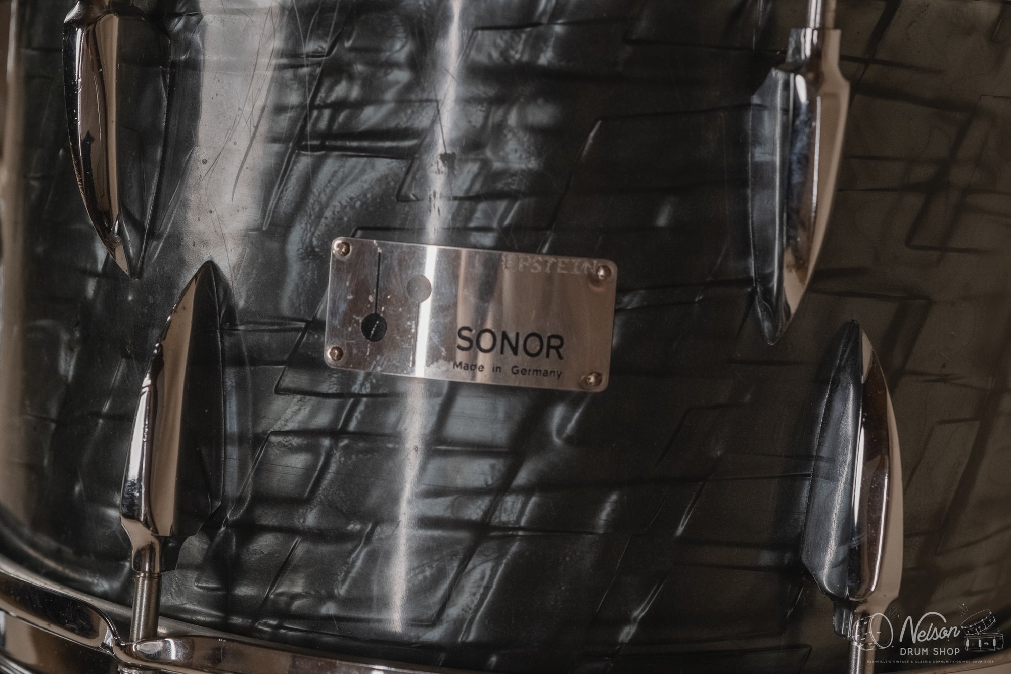 1960's Sonor Teardrop Be Bop Kit in Slate Pearl - 12x18, 14x14, 8x12