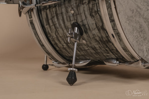 1960's Sonor Teardrop Be Bop Kit in Slate Pearl - 12x18, 14x14, 8x12