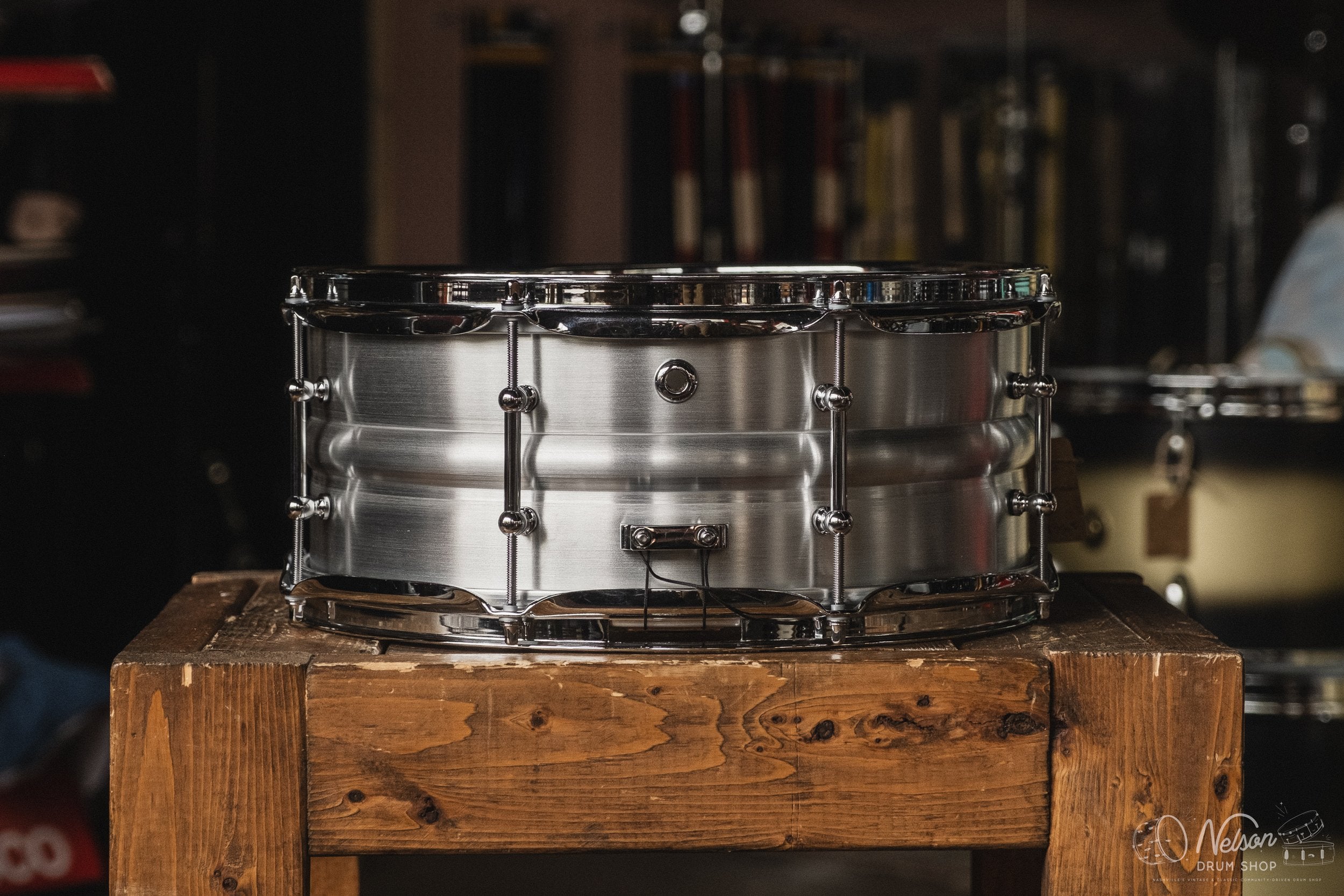 洋楽 THE DRUMS - ST Standard Drum Co. 'Big Bead' Aluminum - 6x14 – Nelson Drum Shop