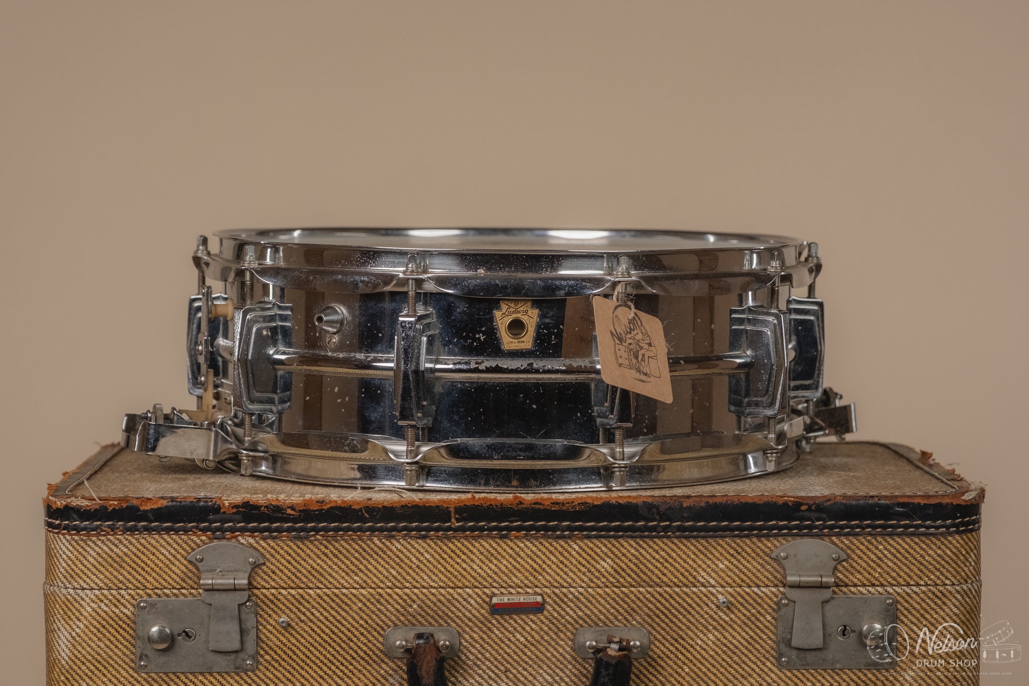 1960s Ludwig No. 415 Super Sensitive - 5x14 – Nelson Drum Shop
