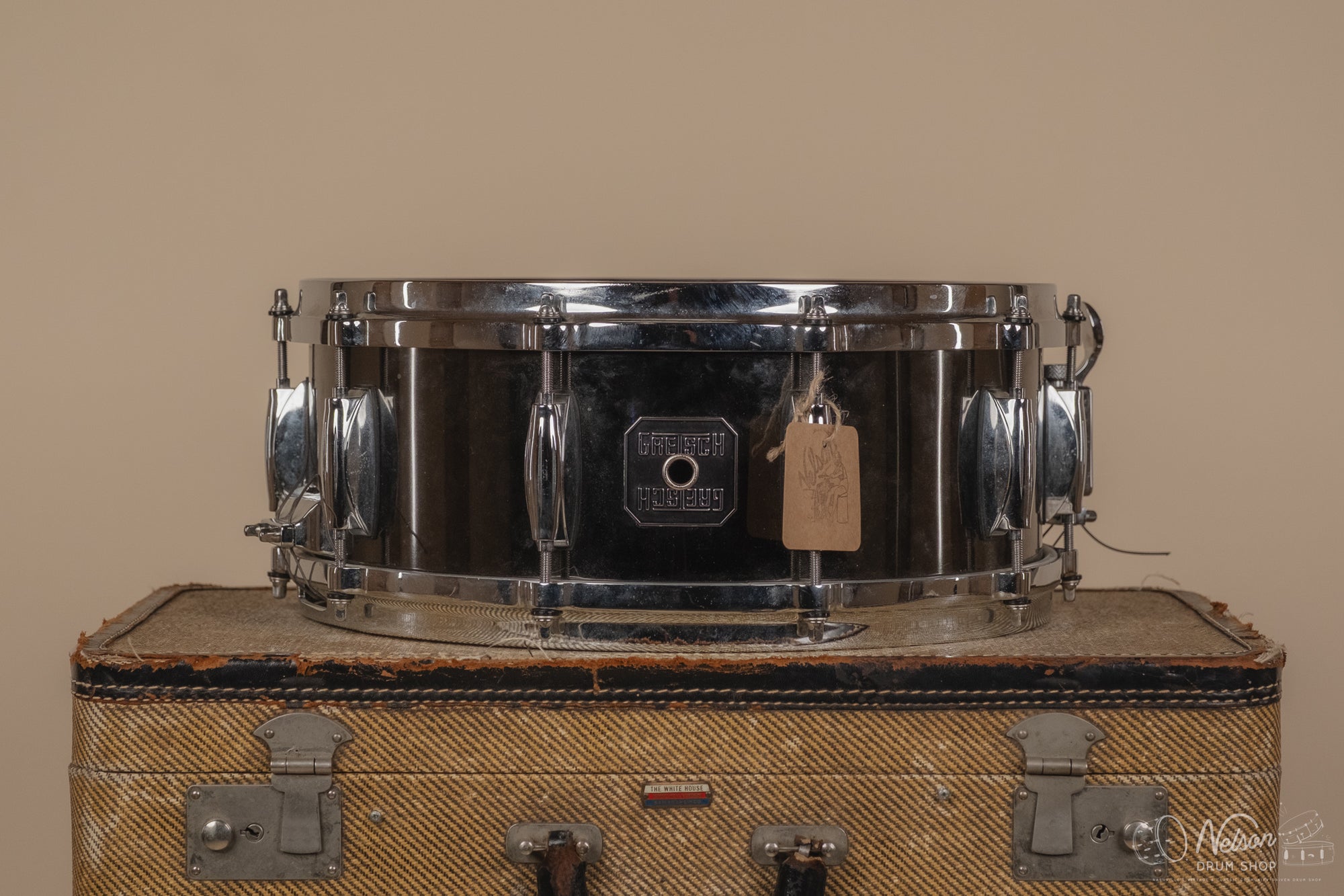 Used Gretsch Full Range Black Steel - 5x14