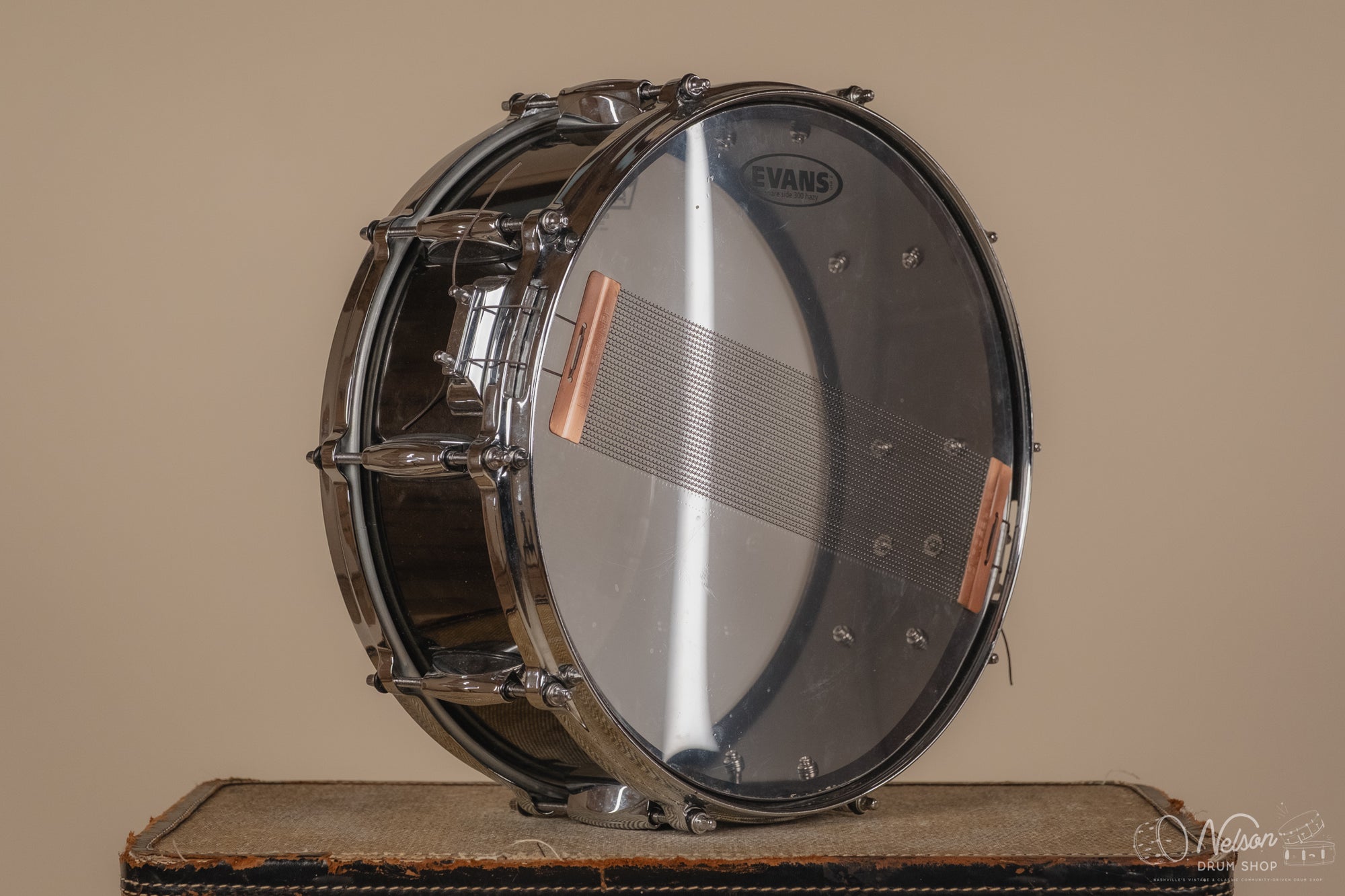 Used Gretsch Full Range Black Steel - 5x14