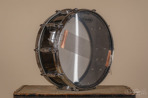 Used Gretsch Full Range Black Steel - 5x14