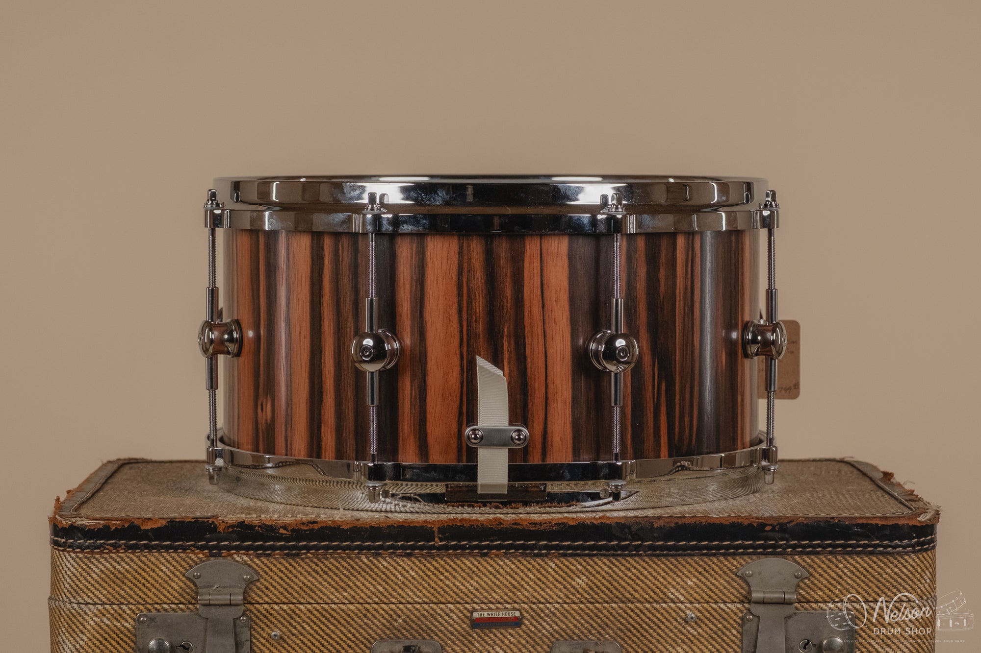 Used Sugar Percussion Macassar Ebony in Natural Oil - 7x14