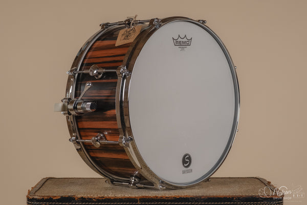 Used Sugar Percussion Macassar Ebony in Natural Oil - 7x14