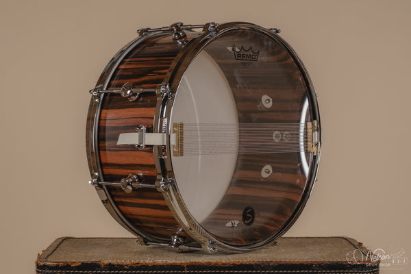 Used Sugar Percussion Macassar Ebony in Natural Oil - 7x14