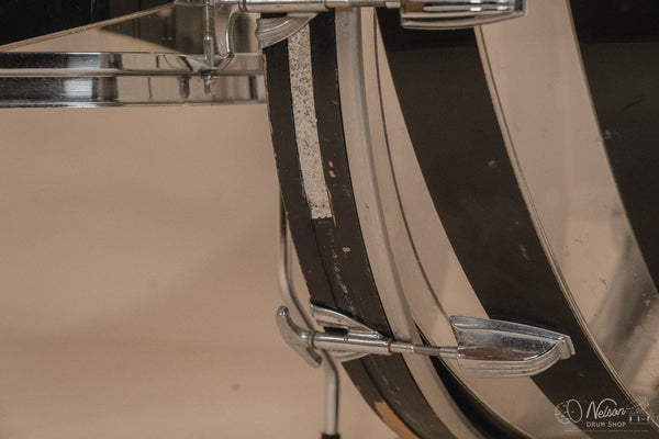 1970s Ludwig Vistalite Pattern C in Smoke/Clear - 14x24, 16x16, 10x14, 9x13