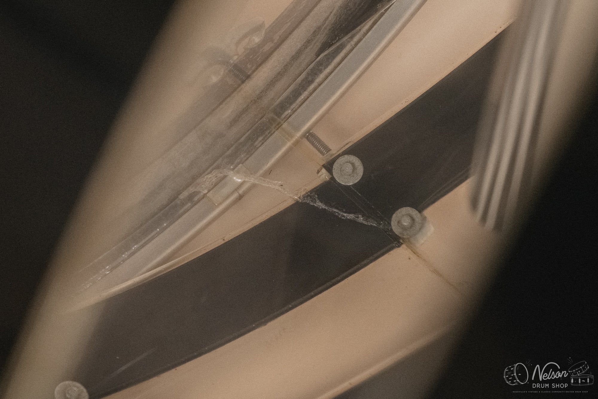 1970s Ludwig Vistalite Pattern C in Smoke/Clear - 14x24, 16x16, 10x14, 9x13