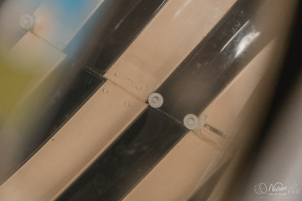 1970s Ludwig Vistalite Pattern C in Smoke/Clear - 14x24, 16x16, 10x14, 9x13