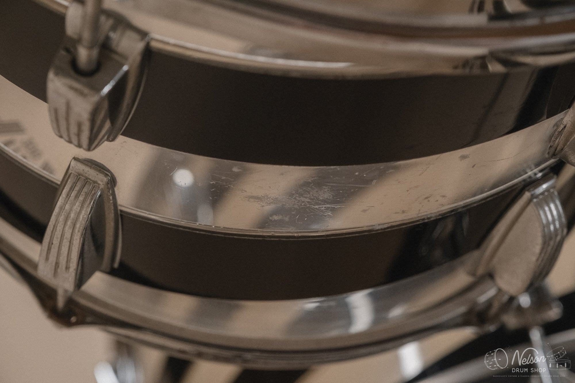 1970s Ludwig Vistalite Pattern C in Smoke/Clear - 14x24, 16x16, 10x14, 9x13