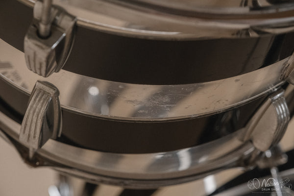 1970s Ludwig Vistalite Pattern C in Smoke/Clear - 14x24, 16x16, 10x14, 9x13