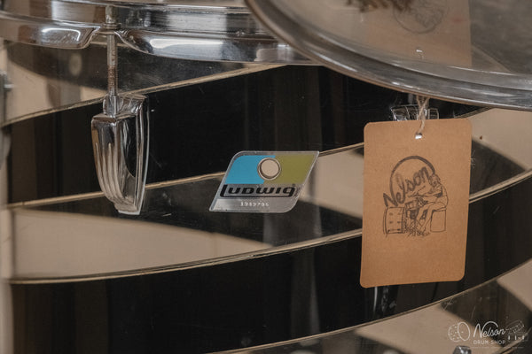 1970s Ludwig Vistalite Pattern C in Smoke/Clear - 14x24, 16x16, 10x14, 9x13