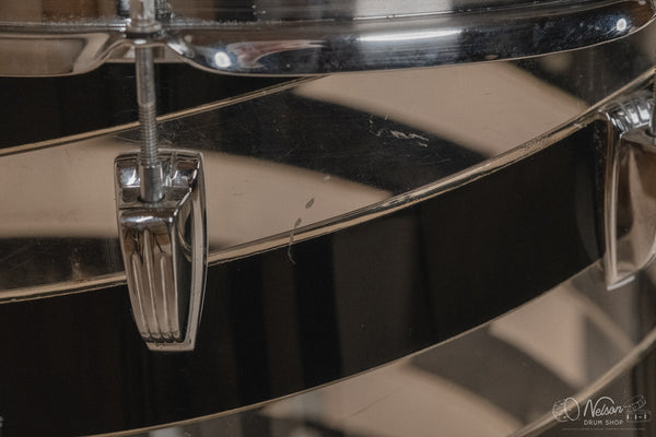 1970s Ludwig Vistalite Pattern C in Smoke/Clear - 14x24, 16x16, 10x14, 9x13