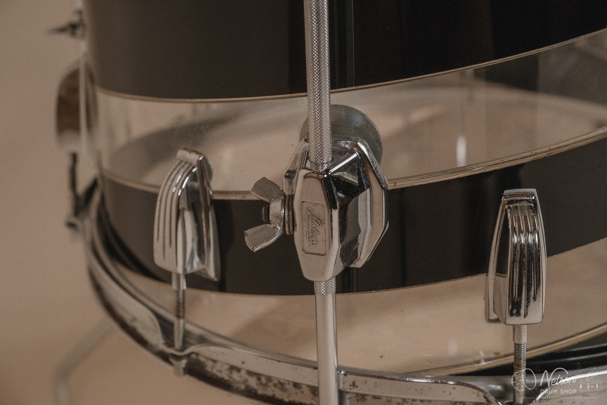 1970s Ludwig Vistalite Pattern C in Smoke/Clear - 14x24, 16x16, 10x14, 9x13