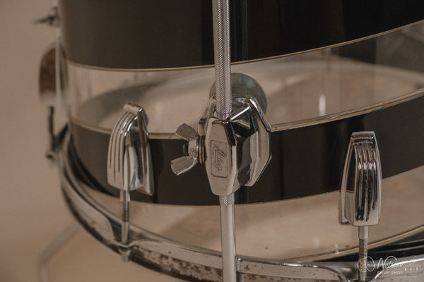 1970s Ludwig Vistalite Pattern C in Smoke/Clear - 14x24, 16x16, 10x14, 9x13