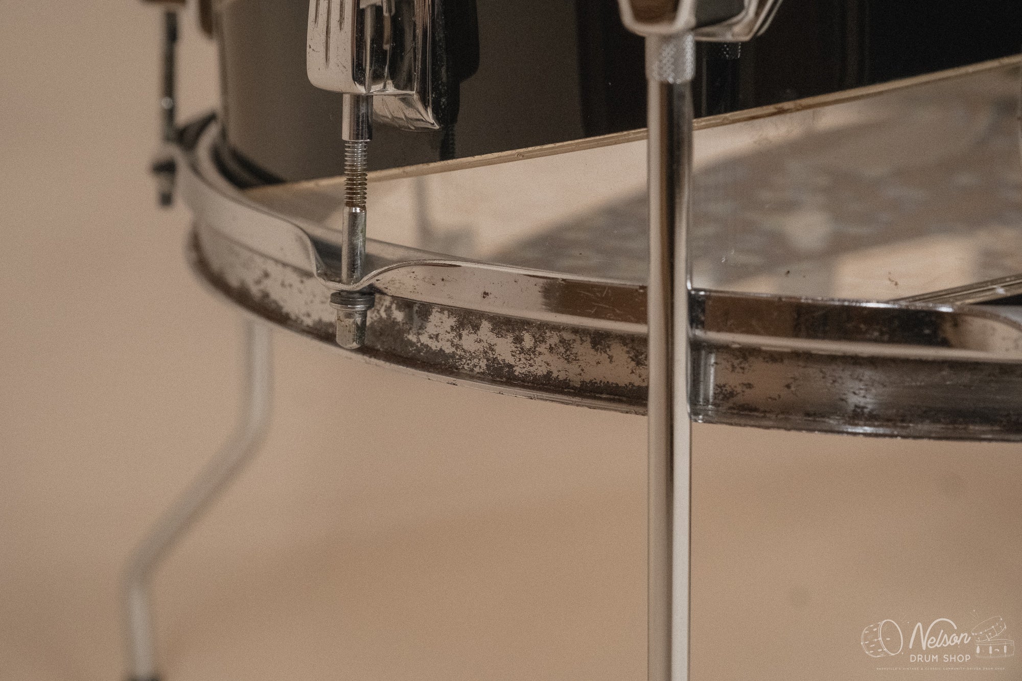 1970s Ludwig Vistalite Pattern C in Smoke/Clear - 14x24, 16x16, 10x14, 9x13