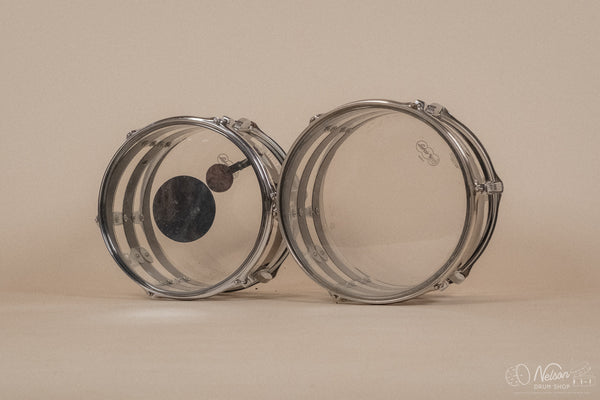 1970s Ludwig Vistalite Pattern C in Smoke/Clear - 14x24, 16x16, 10x14, 9x13