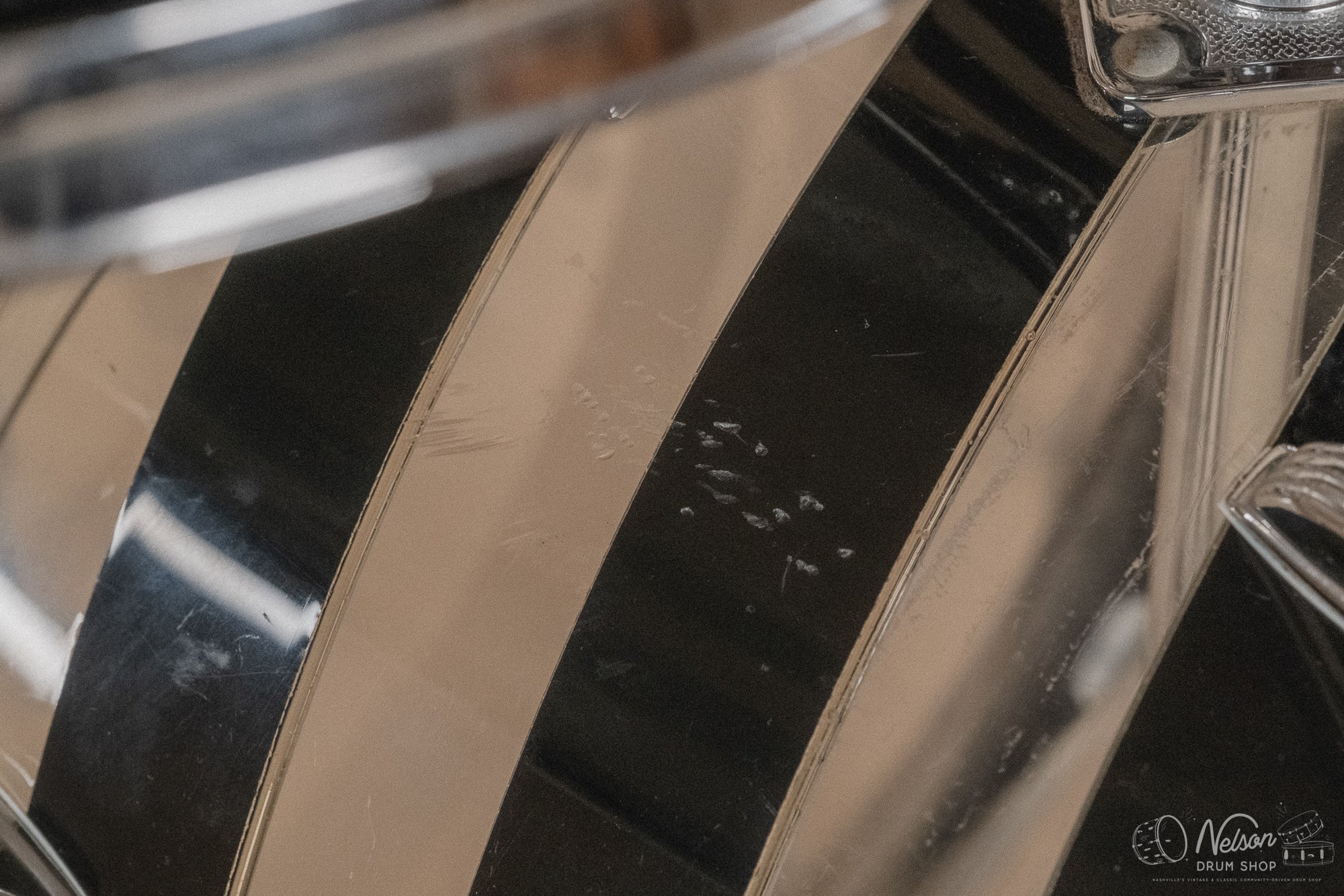 1970s Ludwig Vistalite Pattern C in Smoke/Clear - 14x24, 16x16, 10x14, 9x13