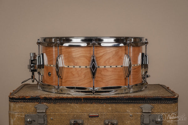 Craviotto Custom Shop  Cherry w/ Maple Inlay - 6.5x14