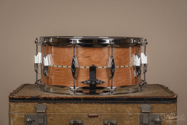 Craviotto Custom Shop  Cherry w/ Maple Inlay - 6.5x14