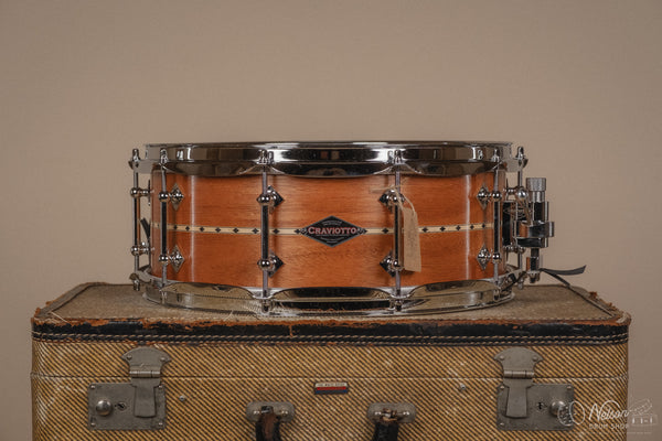 Craviotto Custom Shop  Mahogany w/ Maple Inlay - 5.5x14