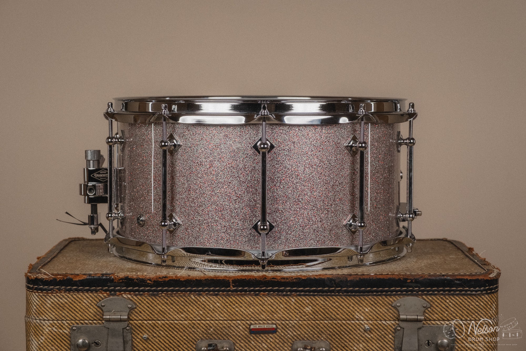 Craviotto Custom Shop Maple in Peacock Sparkle - 7x14