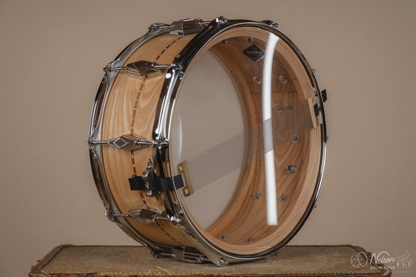 Craviotto Custom Shop Ash w/ Walnut Inlay - 6.5x14