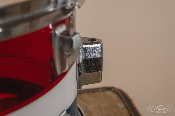 1970s Ludwig Vistalite Pattern D Bicentennial Red/White/Blue - 8x12