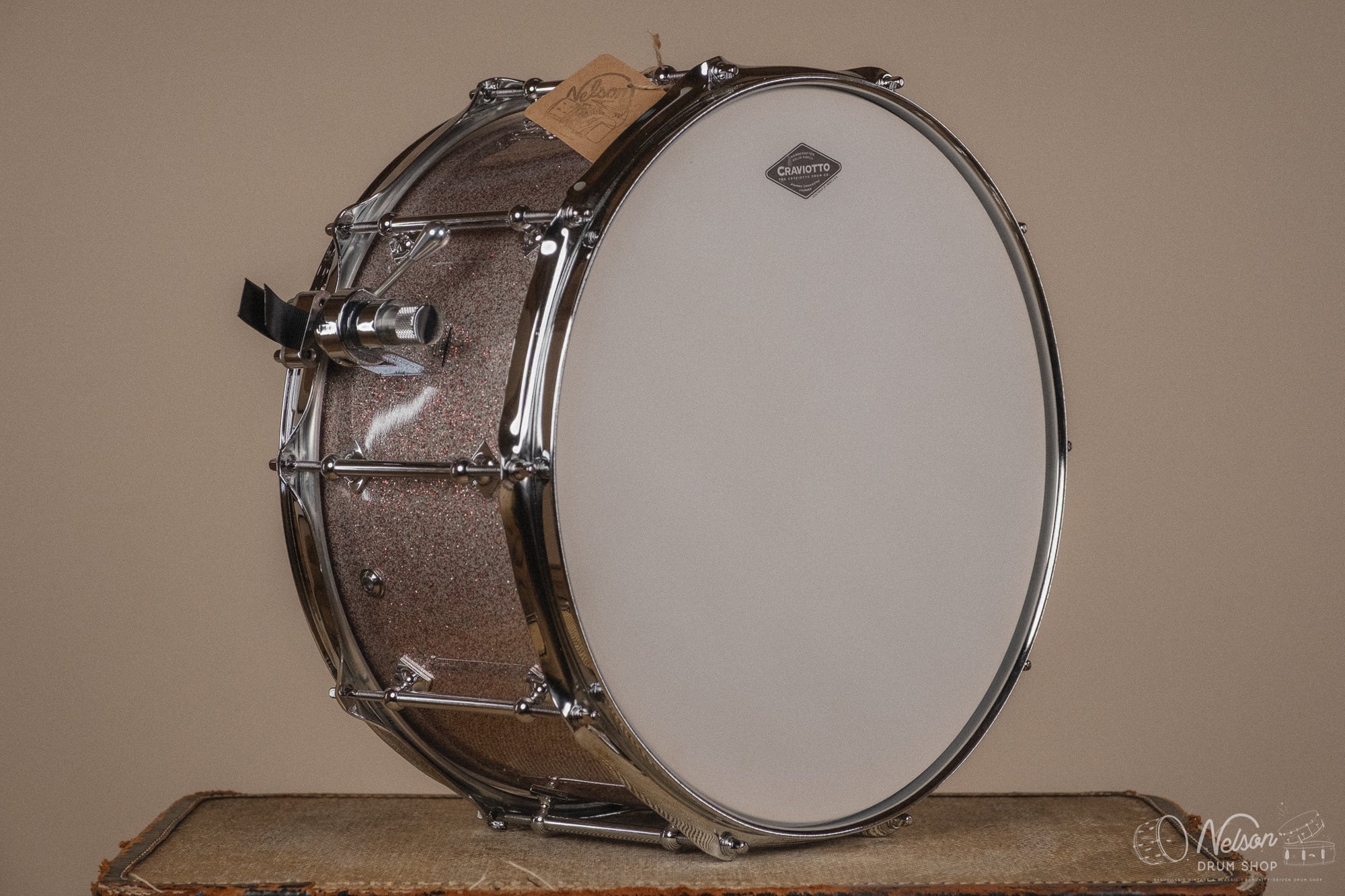 Craviotto Custom Shop Maple in Peacock Sparkle - 7x14