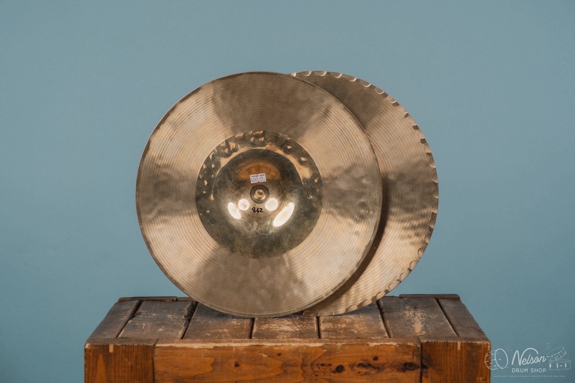Used Zildjian K Custom Hybrid Hi-Hats - 13 1/4"