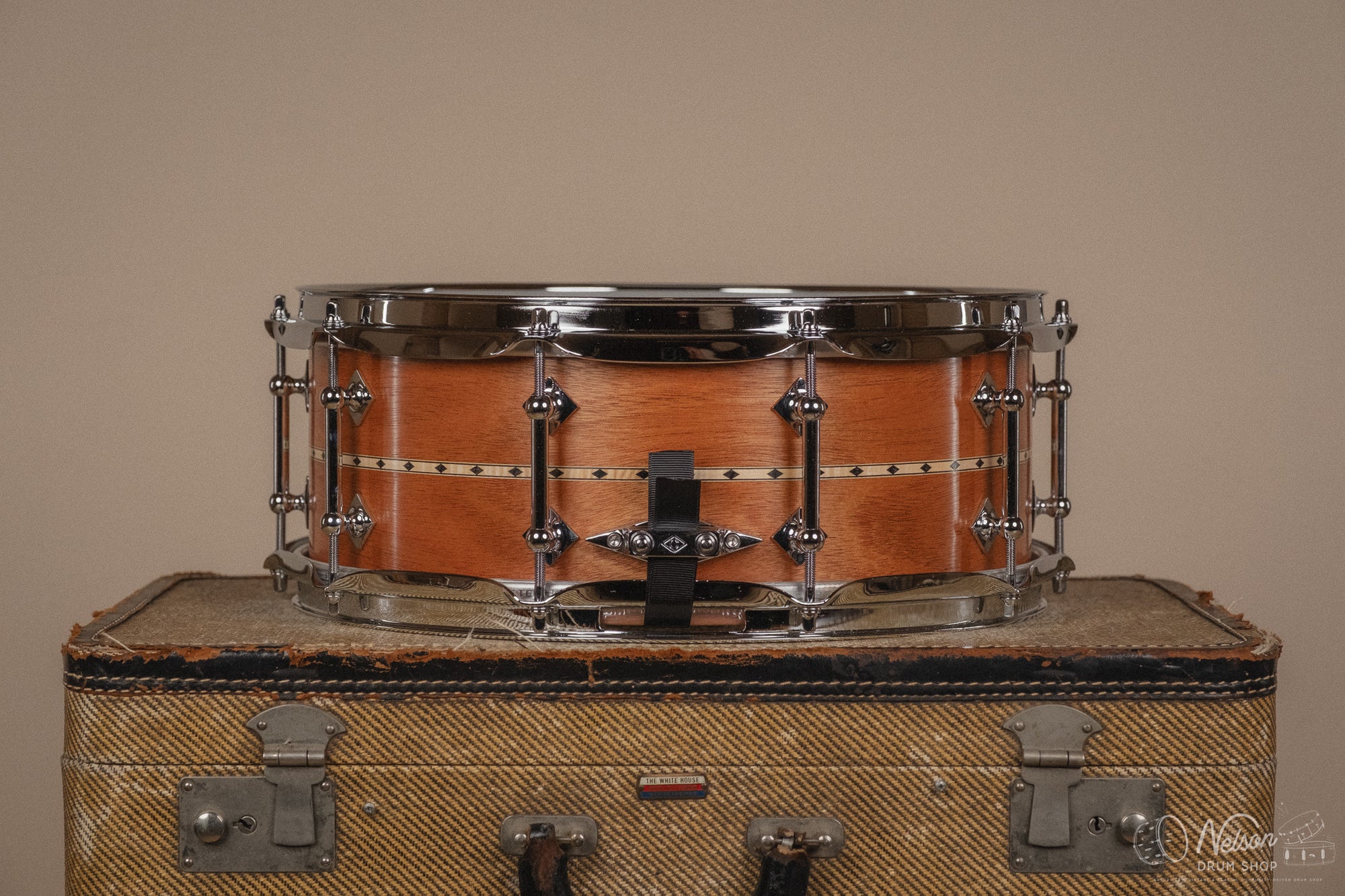 Craviotto Custom Shop  Mahogany w/ Maple Inlay - 5.5x14