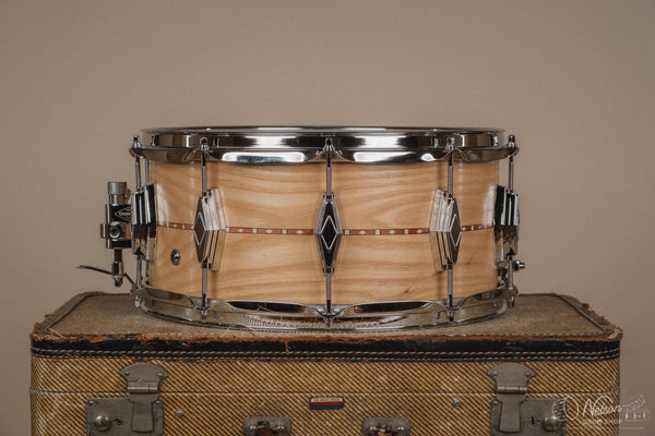 Craviotto Custom Shop Ash w/ Walnut Inlay - 6.5x14