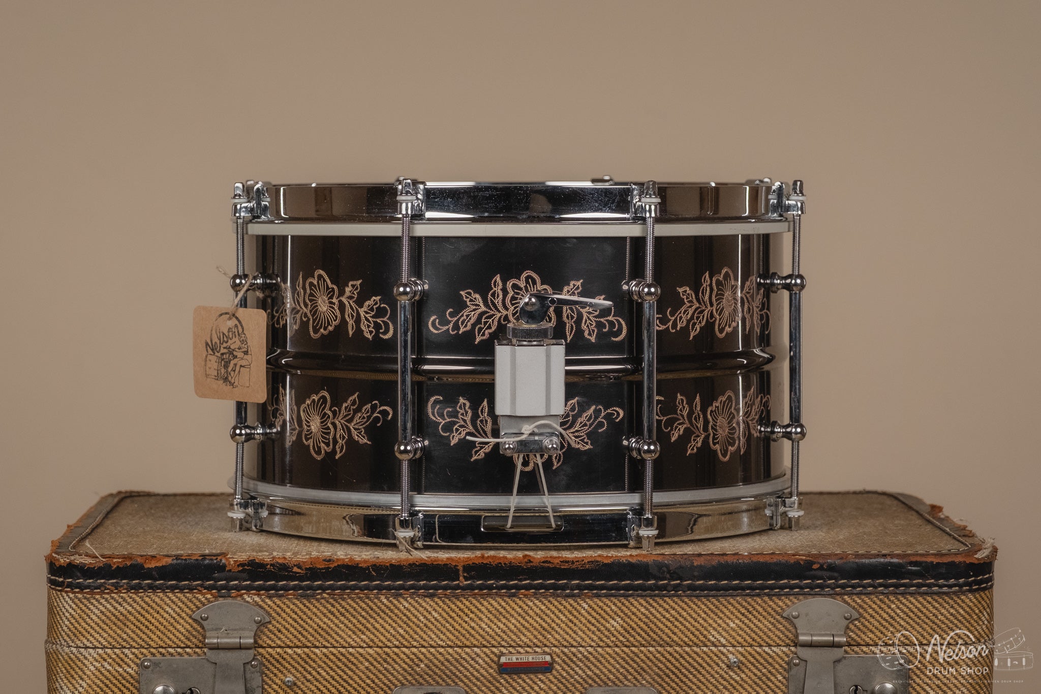 Used Worldmax Vintage Classic Black Nickel Over Brass Engraved by