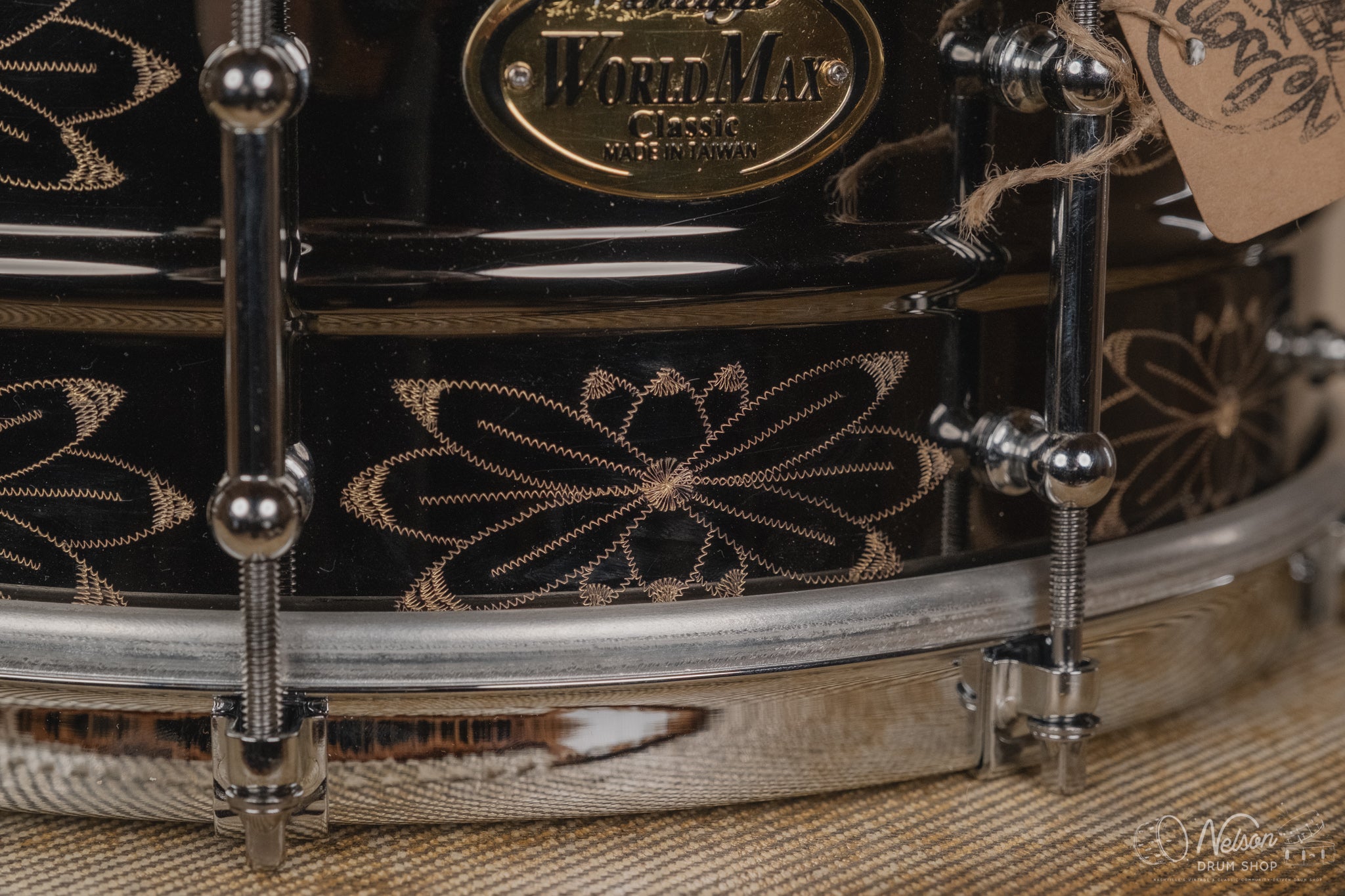 Used Worldmax Vintage Classic Black Nickel Over Brass Engraved by