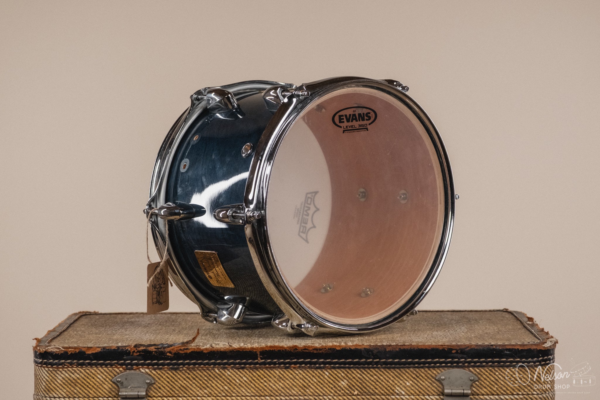 Used Yamaha Birch Custom Absolute in Sea Blue Lacquer - 7x10