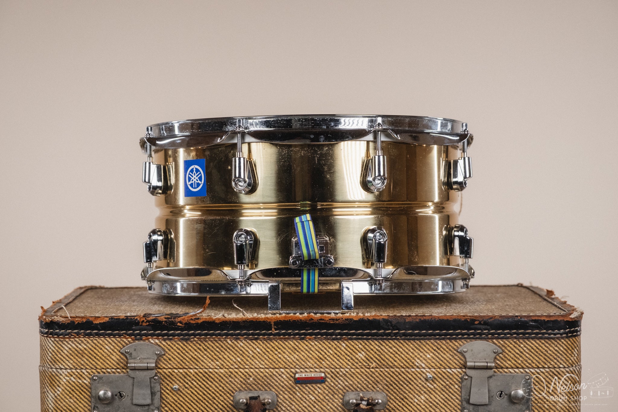 Used Yamaha Nouveau Brass - 6.5x13 – Nelson Drum Shop