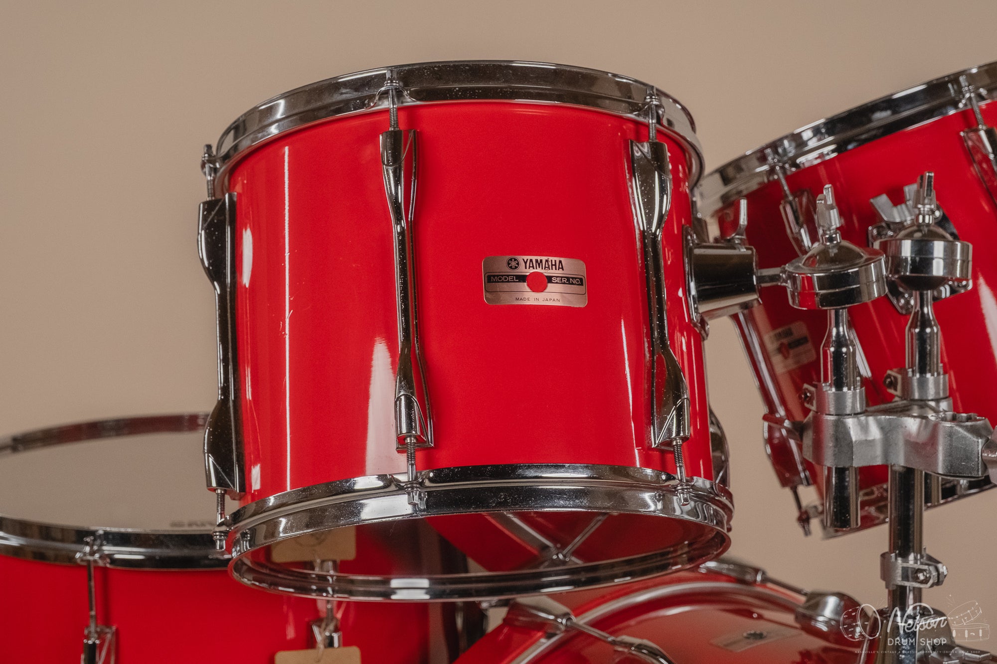 1984-86 Yamaha Recording Custom in Hot Red - 16x22, 16x16, 10x12