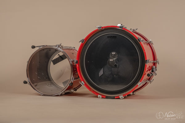 1984-86 Yamaha Recording Custom in Hot Red - 16x22, 16x16, 10x12