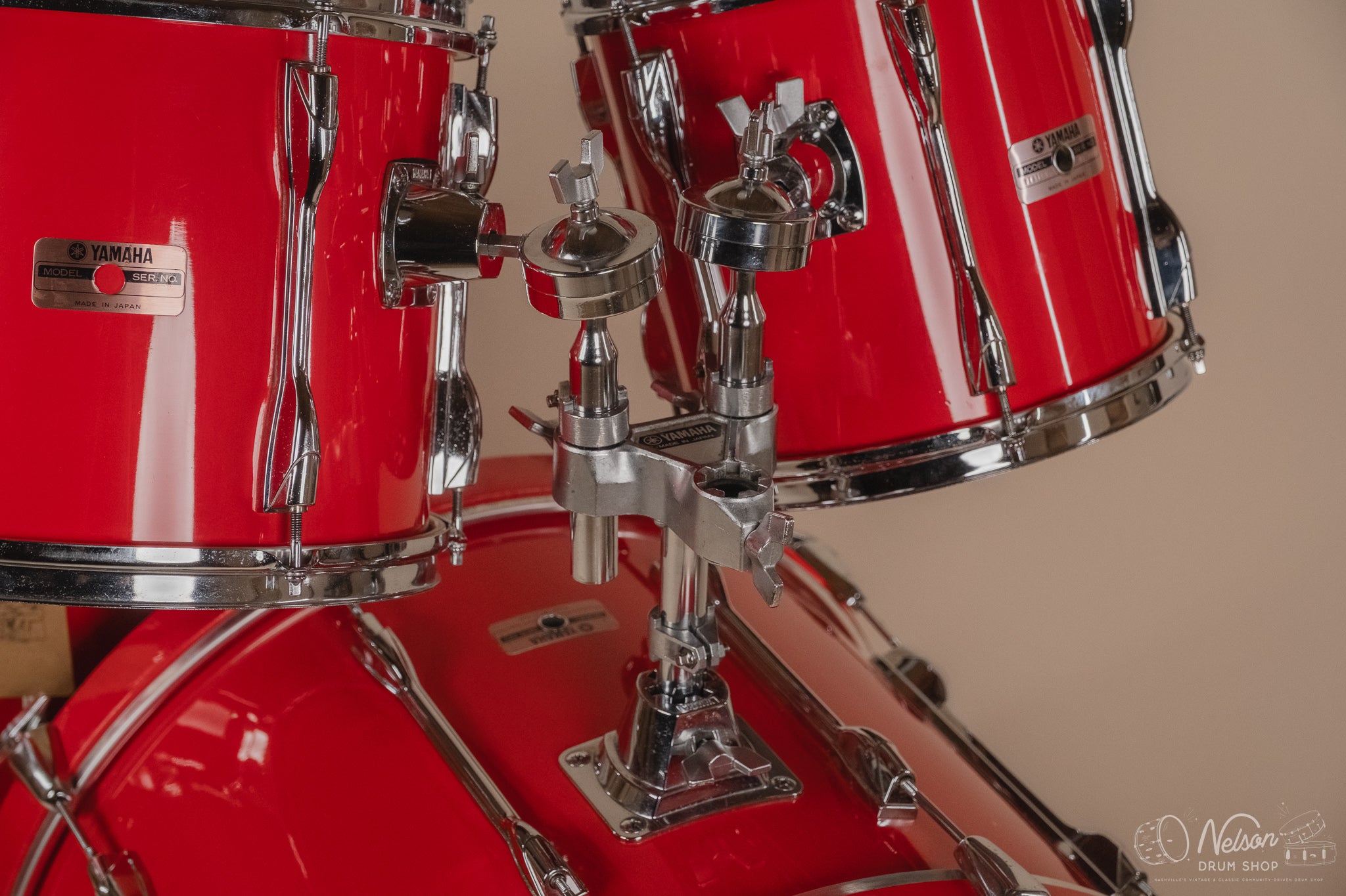 1984-86 Yamaha Recording Custom in Hot Red - 16x22, 16x16, 10x12